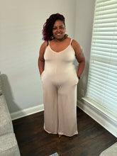 Load image into Gallery viewer, Put It On &amp; Go Wide Leg Jumpsuit
