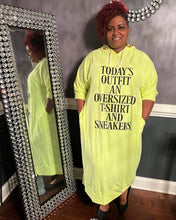 Load image into Gallery viewer, Today's Outfit Hoodie Dress
