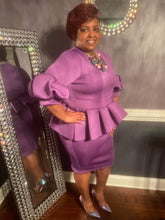 Load image into Gallery viewer, "Grace" Peplum Dress
